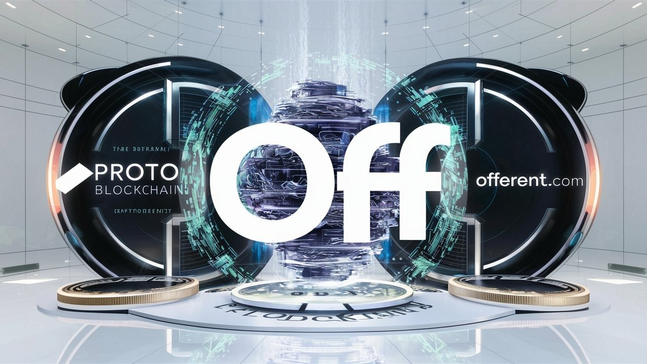 Proto Blockchain Off de offerent.com con monedas digitales